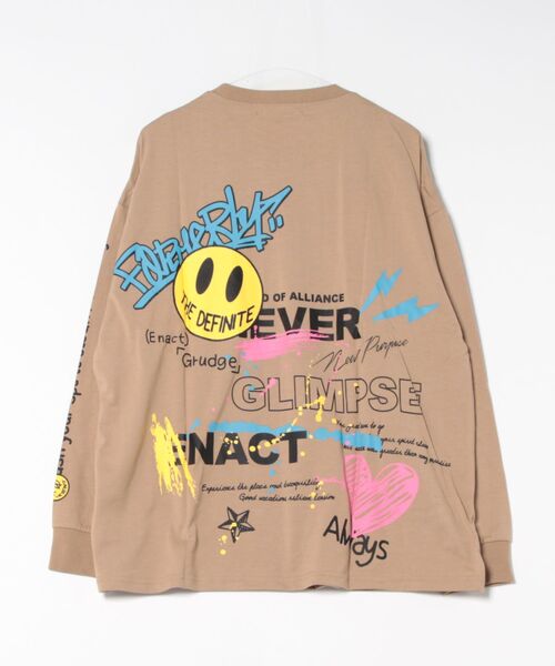 B.I.D.（ビーアイディー）の「《天竺　プリントTシャツ（Tシャツ/カットソー・メンズ・ピンク/ブラック/ホワイト/ベージュ・MEDIUM/LARGE）」の5枚目の写真