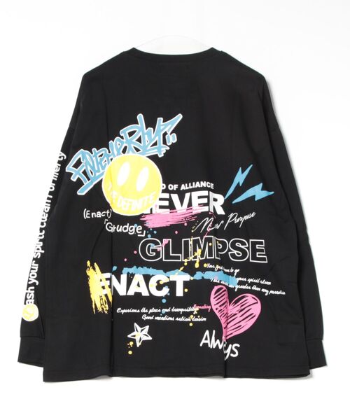 B.I.D.（ビーアイディー）の「《天竺　プリントTシャツ（Tシャツ/カットソー・メンズ・ピンク/ブラック/ホワイト/ベージュ・MEDIUM/LARGE）」の7枚目の写真