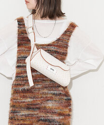 GRAIN | 【GRAIN/グレイン】オーストリッチ変形フラップショルダーバッグ(ショルダーバッグ)