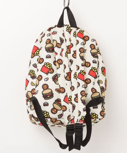 A BATHING APE（アベイシングエイプ）の「BABY MILO MEDIUM BACKPACK #1（ショルダーバッグ・メンズ・アイボリー・FREE）」の5枚目の写真