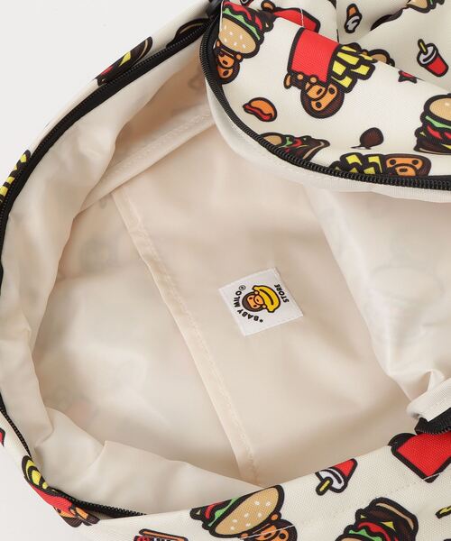 A BATHING APE（アベイシングエイプ）の「BABY MILO MEDIUM BACKPACK #1（ショルダーバッグ・メンズ・アイボリー・FREE）」の7枚目の写真