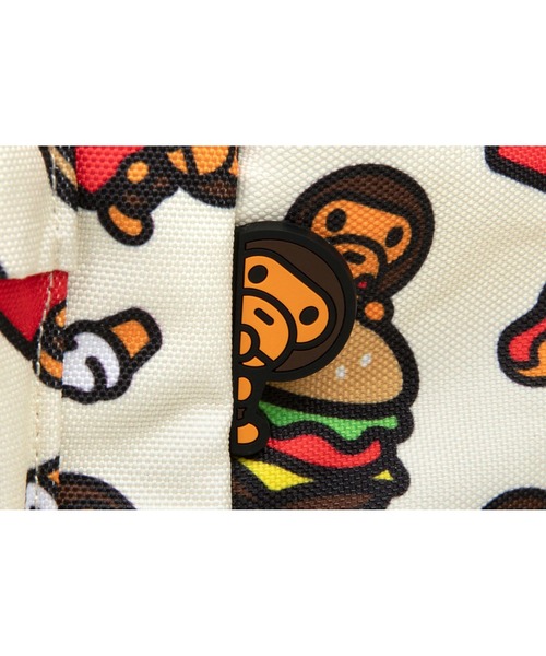 A BATHING APE（アベイシングエイプ）の「BABY MILO MEDIUM BACKPACK #1（ショルダーバッグ・メンズ・アイボリー・FREE）」の4枚目の写真