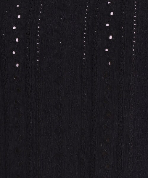 DRESKIP（ドレスキップ）の「【S-LL/二の腕カバー】大人フェミニンな印象に ジャカードレーストップス（Tシャツ/カットソー・レディース・ブラック/イエロー系その他/オフホワイト/ナチュラル/ブルー・01/02/03/04）」の17枚目の写真