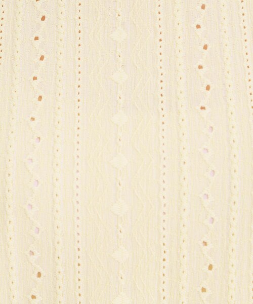 DRESKIP（ドレスキップ）の「【S-LL/二の腕カバー】大人フェミニンな印象に ジャカードレーストップス（Tシャツ/カットソー・レディース・ブラック/イエロー系その他/オフホワイト/ナチュラル/ブルー・01/02/03/04）」の21枚目の写真