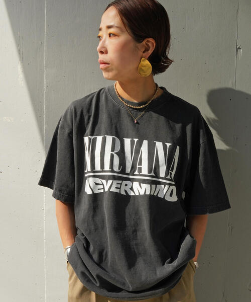 GOOD ROCK SPEED（グッドロックスピード）の「GOOD ROCK SPEED×MANASTASH(グッドロックスピード×マナスタッシュ)　別注 NIRVANA コラボTシャツ《メンズ・ウィメンズ・ユニセックス》（Tシャツ/カットソー・レディース・ブラック・LARGE/MEDIUM/X-LARGE）」の17枚目の写真