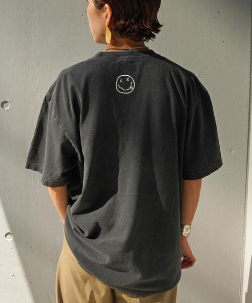 GOOD ROCK SPEED（グッドロックスピード）の「GOOD ROCK SPEED×MANASTASH(グッドロックスピード×マナスタッシュ)　別注 NIRVANA コラボTシャツ《メンズ・ウィメンズ・ユニセックス》（Tシャツ/カットソー・レディース・ブラック・LARGE/MEDIUM/X-LARGE）」の18枚目の写真