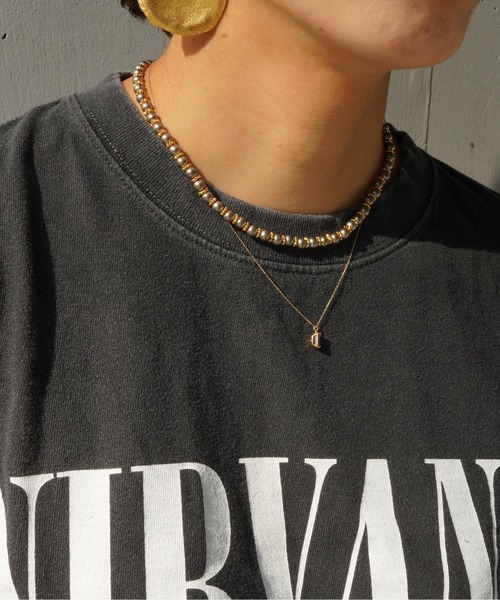 GOOD ROCK SPEED（グッドロックスピード）の「GOOD ROCK SPEED×MANASTASH(グッドロックスピード×マナスタッシュ)　別注 NIRVANA コラボTシャツ《メンズ・ウィメンズ・ユニセックス》（Tシャツ/カットソー・レディース・ブラック・LARGE/MEDIUM/X-LARGE）」の5枚目の写真