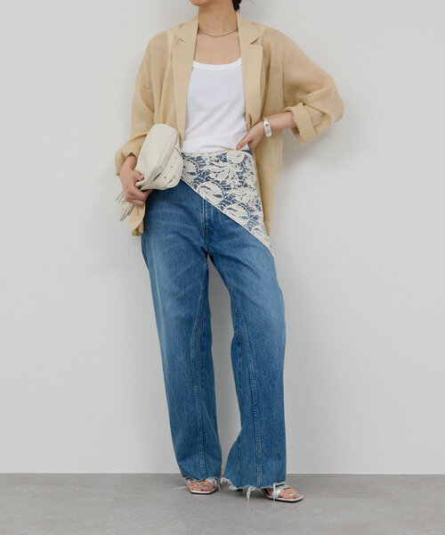 GALLARDAGALANTE（ガリャルダガランテ）の「レーススカーフ（バンダナ/スカーフ・レディース・ブラック/アイボリー・FREE）」の7枚目の写真