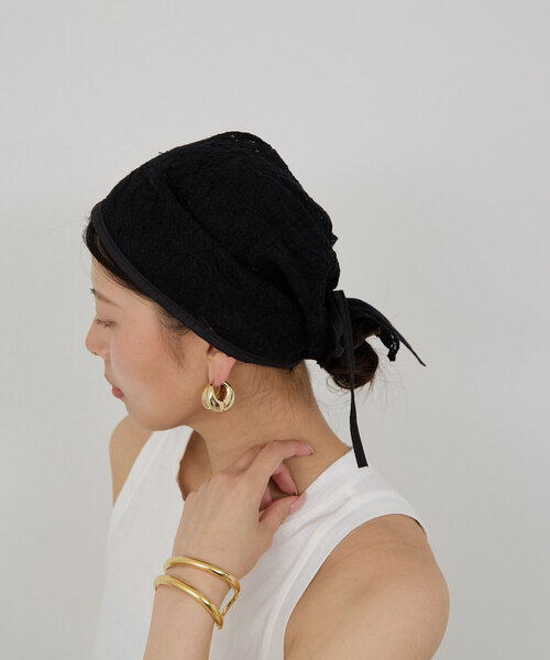 GALLARDAGALANTE（ガリャルダガランテ）の「レーススカーフ（バンダナ/スカーフ・レディース・ブラック/アイボリー・FREE）」の11枚目の写真