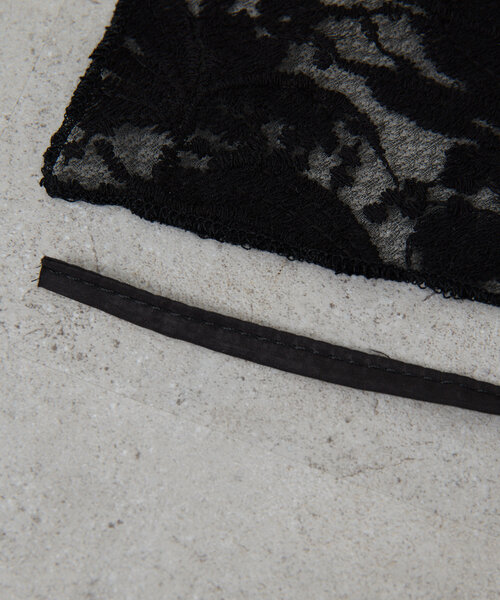 GALLARDAGALANTE（ガリャルダガランテ）の「レーススカーフ（バンダナ/スカーフ・レディース・ブラック/アイボリー・FREE）」の14枚目の写真