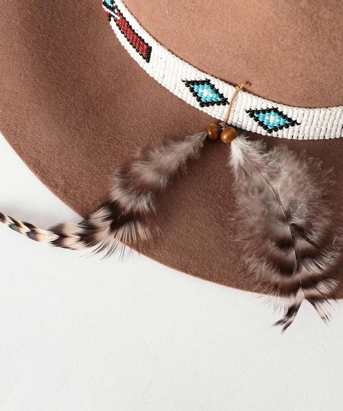 Another Edition（アナザーエディション）の「ビーズフェルト中折れハット2/AE Beads FT ナカオレHATⅡ◆（ハット・レディース・ブラック/ベージュ・フリー）」の6枚目の写真