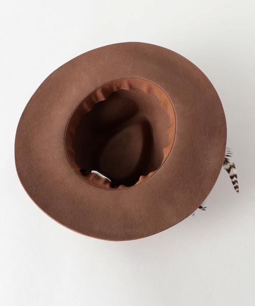 Another Edition（アナザーエディション）の「ビーズフェルト中折れハット2/AE Beads FT ナカオレHATⅡ◆（ハット・レディース・ブラック/ベージュ・フリー）」の7枚目の写真