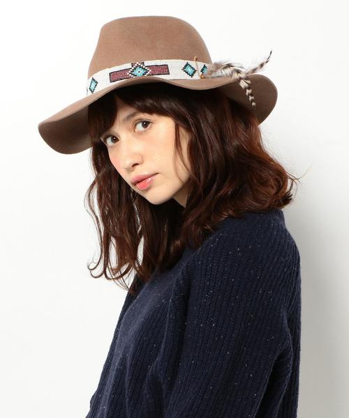 Another Edition（アナザーエディション）の「ビーズフェルト中折れハット2/AE Beads FT ナカオレHATⅡ◆（ハット・レディース・ブラック/ベージュ・フリー）」の8枚目の写真