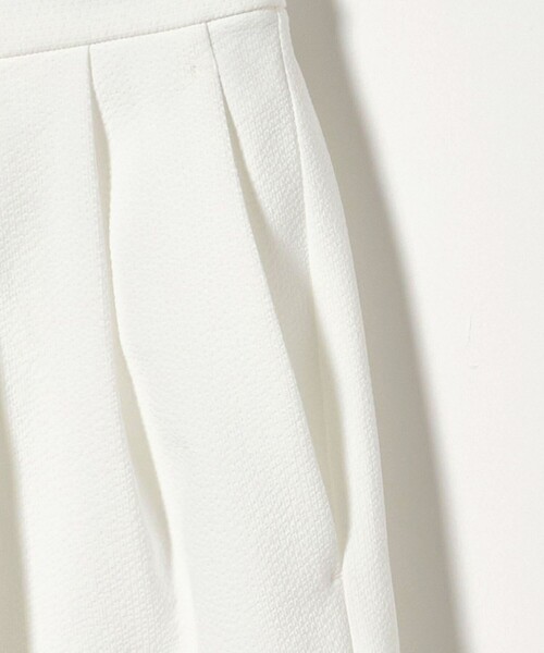 セール】エアリー タック テーパードパンツ WHITE（その他パンツ