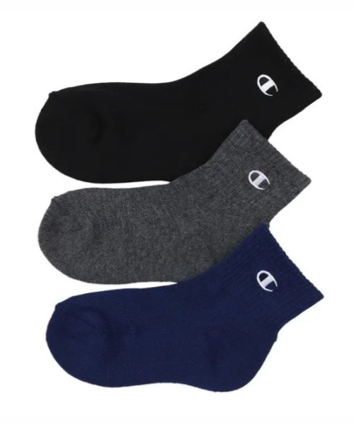 Champion(チャンピオン)の「Champion/チャンピオン SHORT LENGTH SOCKS 3P(ソックス/靴下・キッズ・その他/その他4・FREE)」の2枚目の写真