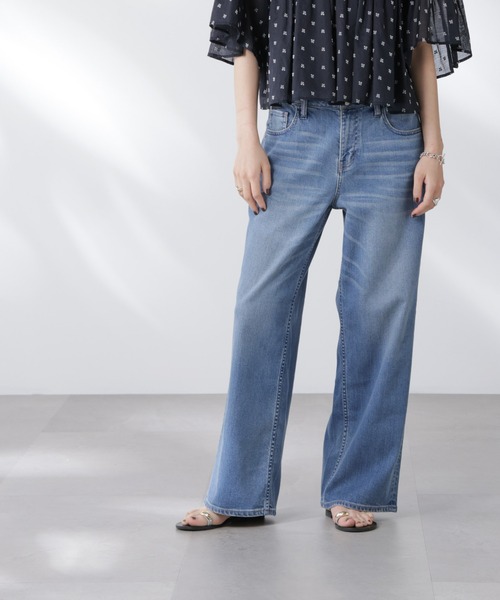 Healthy DENIM/別注 Pink Pepper Midrise ワイドデニム（デニム