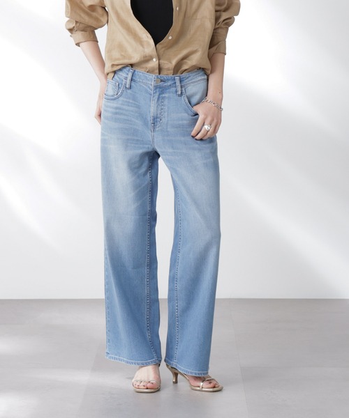 美品！Healthy DENIM ヘルシーデニム ワイドデニム Healthy DENIM(ヘルシーデニム)の【洗える】Corn（Wide Tapered