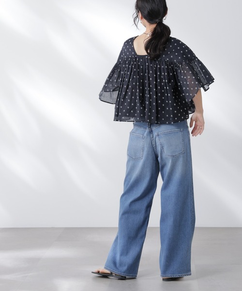 Healthy denim（ヘルシーデニム）の「Healthy DENIM/別注 Pink Pepper Midrise ワイドデニム（デニムパンツ・レディース・ブルー/ライトブルー・22/23/24/25）」の22枚目の写真