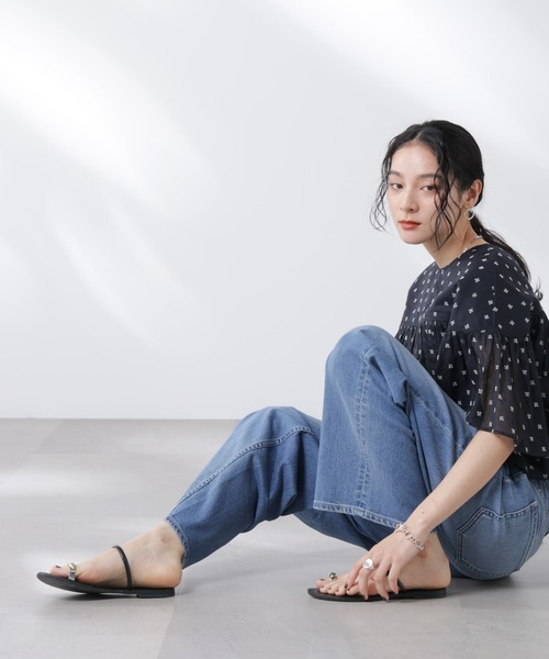 Healthy denim（ヘルシーデニム）の「Healthy DENIM/別注 Pink Pepper Midrise ワイドデニム（デニムパンツ・レディース・ブルー/ライトブルー・22/23/24/25）」の13枚目の写真