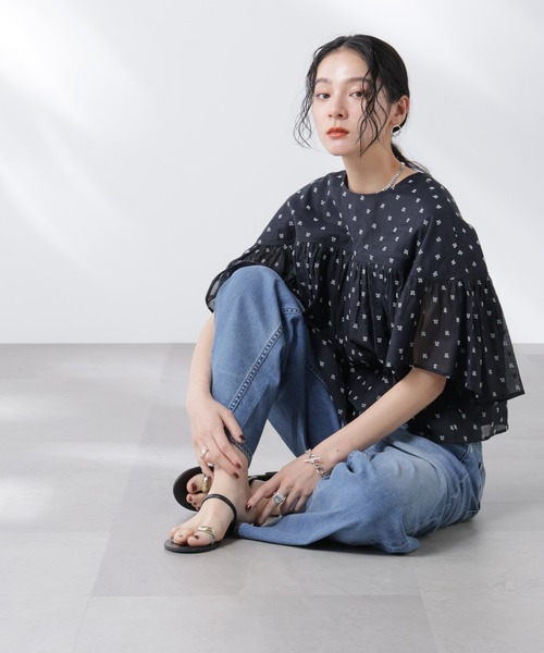 Healthy denim（ヘルシーデニム）の「Healthy DENIM/別注 Pink Pepper Midrise ワイドデニム（デニムパンツ・レディース・ブルー/ライトブルー・22/23/24/25）」の14枚目の写真