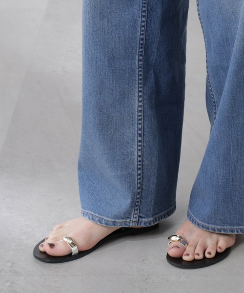 Healthy denim（ヘルシーデニム）の「Healthy DENIM/別注 Pink Pepper Midrise ワイドデニム（デニムパンツ・レディース・ブルー/ライトブルー・22/23/24/25）」の6枚目の写真