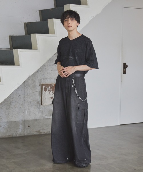 Spielio(シュピーリオ)の「【Spielio】 Vintage like Vneck game T-shirt/ ヴィンテージライクVネックゲームTシャツ(Tシャツ/カットソー・メンズ・バーガンディー/ホワイト/ブラック・M/L)」の17枚目の写真