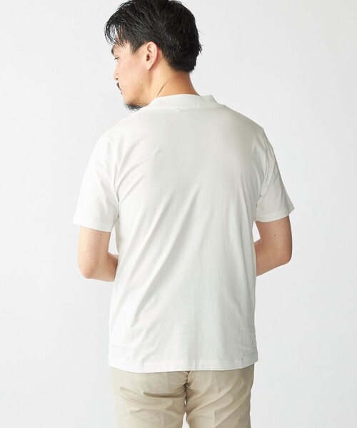 SHIPS: プラチナム フェイス コットン ショートスリーブ Tシャツ SHIPS tシャツ SHIPS: プラチナム フェイス コットン ショート