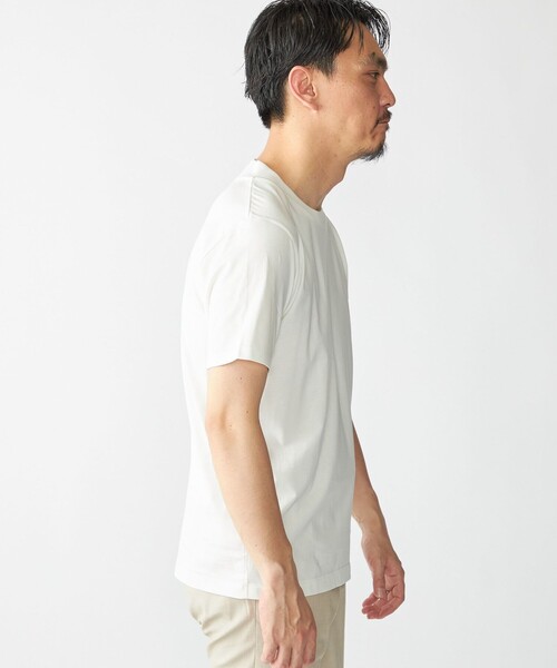 SHIPS(シップス)の「SHIPS: プラチナム フェイス コットン ショートスリーブ Tシャツ(Tシャツ/カットソー・メンズ・ベージュ/ダークグレー/ブラック/ホワイト・MEDIUM/X-LARGE/LARGE)」の7枚目の写真