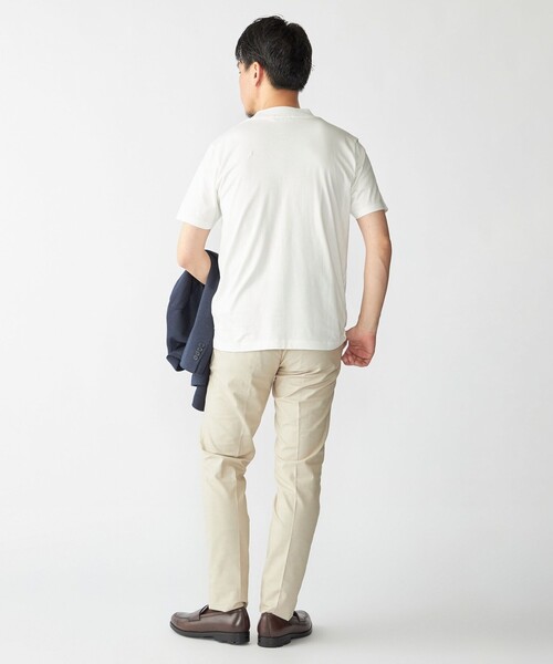 SHIPS(シップス)の「SHIPS: プラチナム フェイス コットン ショートスリーブ Tシャツ(Tシャツ/カットソー・メンズ・ベージュ/ダークグレー/ブラック/ホワイト・MEDIUM/X-LARGE/LARGE)」の9枚目の写真
