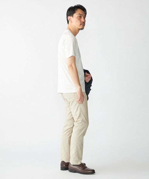 SHIPS(シップス)の「SHIPS: プラチナム フェイス コットン ショートスリーブ Tシャツ(Tシャツ/カットソー・メンズ・ベージュ/ダークグレー/ブラック/ホワイト・MEDIUM/X-LARGE/LARGE)」の10枚目の写真