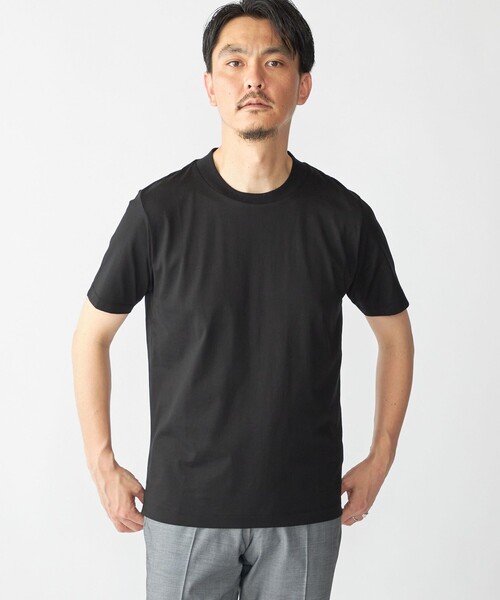 SHIPS(シップス)の「SHIPS: プラチナム フェイス コットン ショートスリーブ Tシャツ(Tシャツ/カットソー・メンズ・ベージュ/ダークグレー/ブラック/ホワイト・MEDIUM/X-LARGE/LARGE)」の14枚目の写真