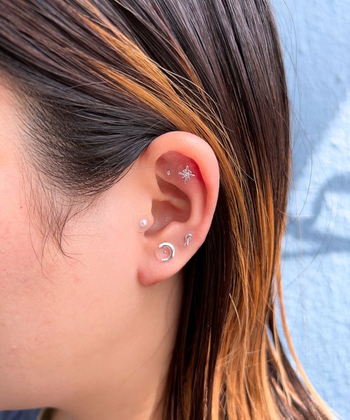 gargle（ガーグル）の「gargle ガーグル：耳つぼジュエリー　耳つぼシール　耳ツボ－５（イヤリング・レディース・ゴールド/シルバー・FREE）」の3枚目の写真