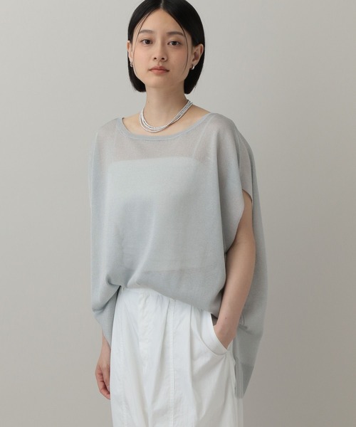 セール】【WEB限定】ラメシアーノースリニットプルオーバー