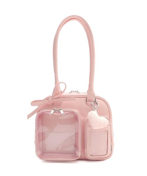 ♡かわいやいちご♡　ふわコロショルダー&パンプキンバッグ　3点セット WEGO キーホルダー WEGO/ミニバッグキーホルダー : ZOZOTOWN