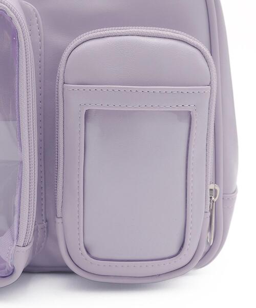 WEGO（ウィゴー）の「WEGO/きらふわぬい痛ボストンバッグ（トートバッグ・レディース・ブラック/サックスブルー/シルバー/ホワイト/ピンク/ライトパープル・FREE）」の20枚目の写真