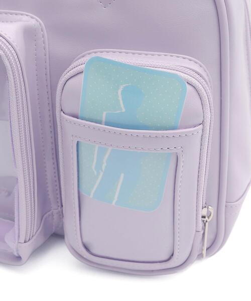 WEGO（ウィゴー）の「WEGO/きらふわぬい痛ボストンバッグ（トートバッグ・レディース・ブラック/サックスブルー/シルバー/ホワイト/ピンク/ライトパープル・FREE）」の21枚目の写真