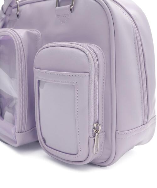 WEGO（ウィゴー）の「WEGO/きらふわぬい痛ボストンバッグ（トートバッグ・レディース・ブラック/サックスブルー/シルバー/ホワイト/ピンク/ライトパープル・FREE）」の22枚目の写真