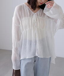 FREE'S MART（フリーズマート）の「◇シャーリングドロストチュニックブラウス（シャツ/ブラウス）」