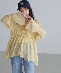 FREE'S MART（フリーズマート）の「◇シャーリングドロストチュニックブラウス（シャツ/ブラウス）」