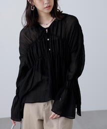 FREE'S MART（フリーズマート）の「◇シャーリングドロストチュニックブラウス（シャツ/ブラウス）」