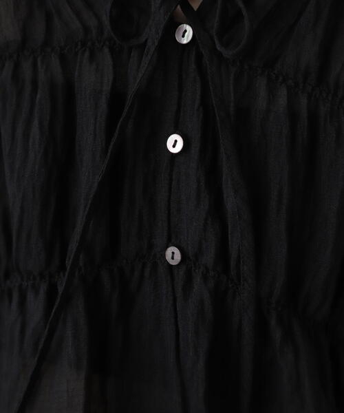 FREE'S MART(フリーズマート)の「◇シャーリングドロストチュニックブラウス(シャツ/ブラウス・レディース・イエロー/ホワイト/ブラウン/ブラック・FREE)」の15枚目の写真