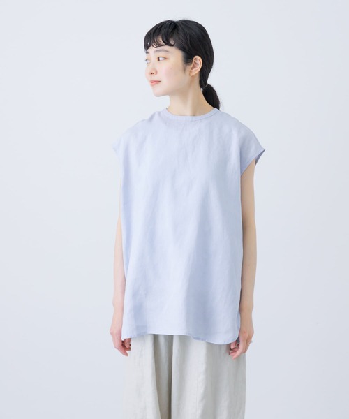 かぐれ / かぐれ リネンフレンチクルーネック リネンフレンチクルーネック（Tシャツ/カットソー）｜かぐれ