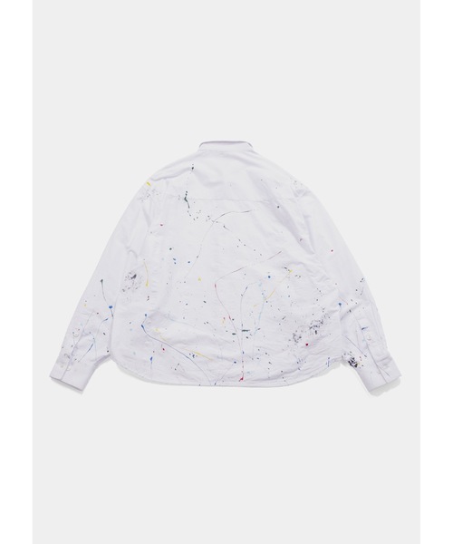 APPLEBUM(アップルバム)の「Paint Oversize Shirt(シャツ/ブラウス・メンズ・ホワイト・MEDIUM/LARGE)」の6枚目の写真