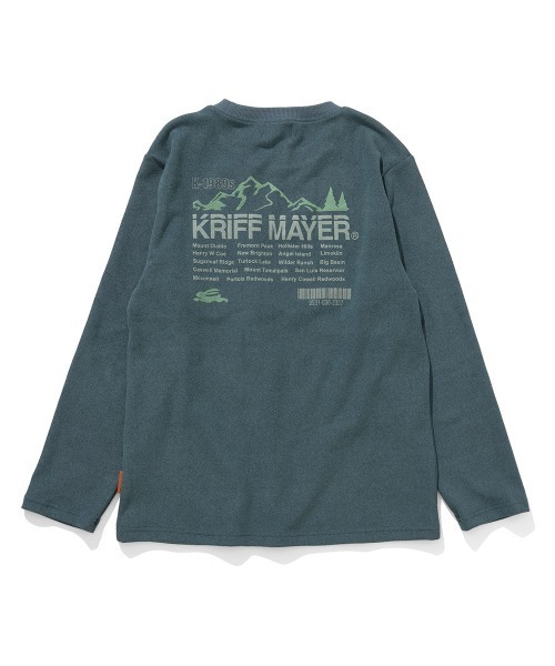 KRIFF MAYER Kid's Collection（クリフメイヤーキッズコレクション）の「【伸縮性･ストレッチ】もちのびポケクルー（Tシャツ/カットソー・キッズ・ダークブルー/ナチュラル/レッド/ダークブラウン/ブラック/グレー・130/120/150/140/160/170）」の5枚目の写真