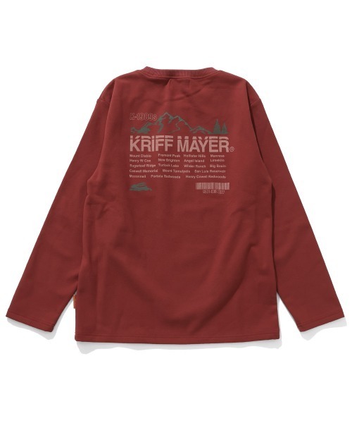 KRIFF MAYER Kid's Collection（クリフメイヤーキッズコレクション）の「【伸縮性･ストレッチ】もちのびポケクルー（Tシャツ/カットソー・キッズ・ダークブルー/ナチュラル/レッド/ダークブラウン/ブラック/グレー・130/120/150/140/160/170）」の6枚目の写真