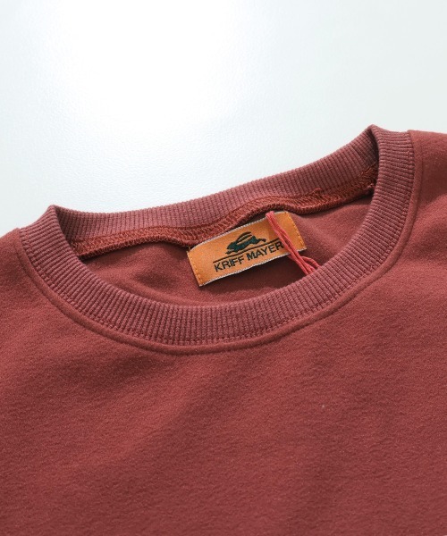 KRIFF MAYER Kid's Collection（クリフメイヤーキッズコレクション）の「【伸縮性･ストレッチ】もちのびポケクルー（Tシャツ/カットソー・キッズ・ダークブルー/ナチュラル/レッド/ダークブラウン/ブラック/グレー・130/120/150/140/160/170）」の16枚目の写真