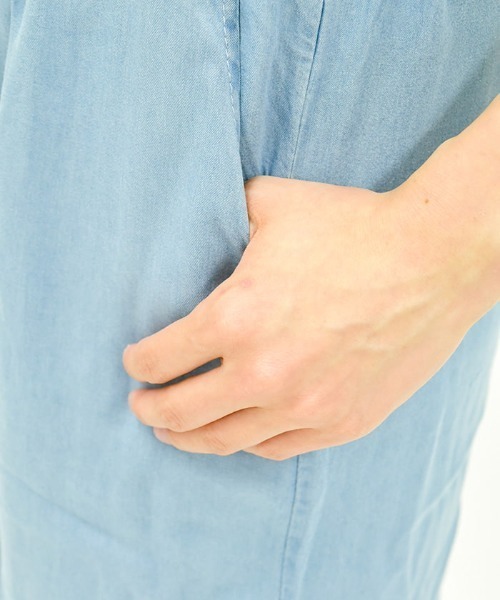 axes femme（アクシーズファム）の「ストレートパンツ（その他パンツ・レディース・ブルー/インディゴブルー・FREE）」の7枚目の写真