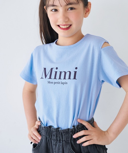 roku 肩あき カットソー 白 6(ROKU)＞ARPHABET Tシャツ ―O―