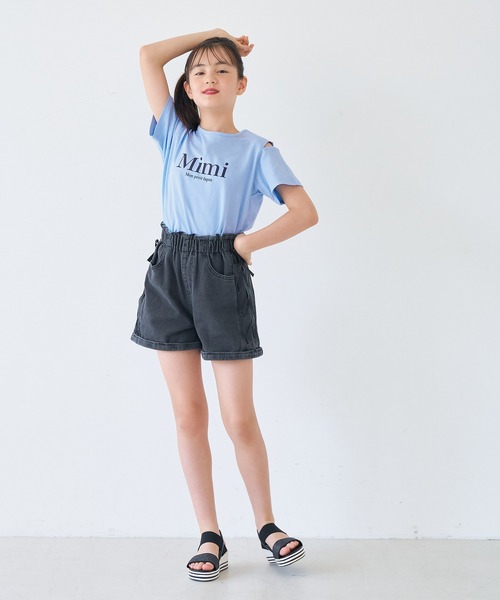 セール】キッズ 肩あきバッククロスTシャツ（Tシャツ/カットソー