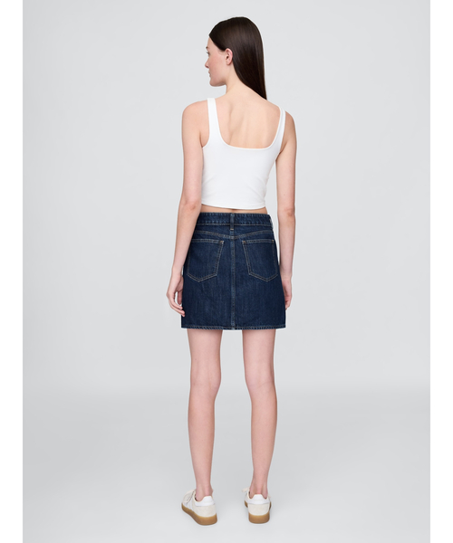デニム ミニスカート（デニムスカート）｜GAP（ギャップ）の